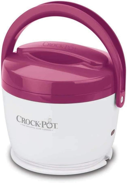 Crock-Pot SCCPLC200PK-NP Lunch Crock Food Warmer, Pink, 20oz