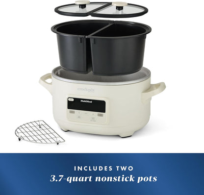 Crock-Pot MultiMeal Multicooker and Programmable Slow Cooker with Bake Function Oat Milk