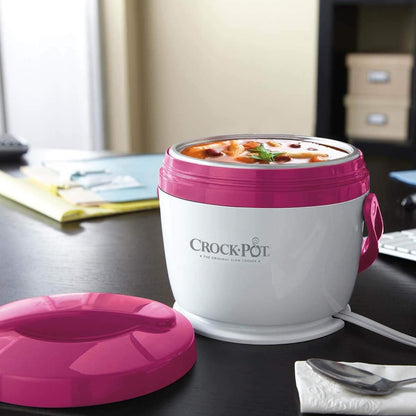 Crock-Pot SCCPLC200PK-NP Lunch Crock Food Warmer, Pink, 20oz